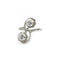 Bague 55 Bague Toi et Moi en platine 950 sertie de diamants 58 Facettes 1016
