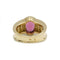 Bague 50 Bague en or jaune 750‰ avec tourmaline et diamants 58 Facettes 1175