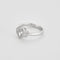 Bague 53 Bague solitaire poire 0,90 ct en or blanc 18k et diamants 58 Facettes LJ28