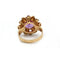 Bague 53 Bague en or jaune et blanc 750‰ sertie d’améthystes 58 Facettes 1085
