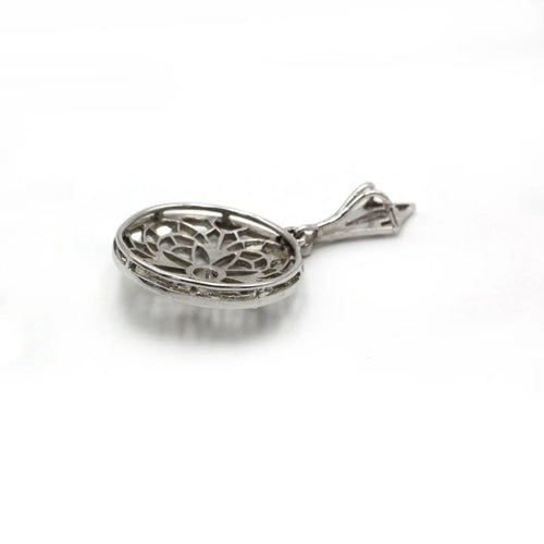 Pendentif Pendentif Art déco en platine et diamants 58 Facettes 1154
