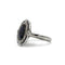 Bague 49 Bague Art déco en platine avec saphir env. 3,5 carats, saphirs et diamants 58 Facettes 1228