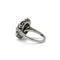 Bague 49 Bague Art déco en platine avec saphir env. 3,5 carats, saphirs et diamants 58 Facettes 1228