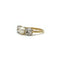 Bague 46 Bague trilogie XIXe siècle en or jaune 750 avec perle et diamants 58 Facettes 1241