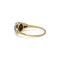 Bague 53 Bague Art déco en or 750 avec diamants taille ancienne et saphirs calibrés 58 Facettes 1312