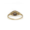 Bague 53 Bague Art déco en or 750 avec diamants taille ancienne et saphirs calibrés 58 Facettes 1312