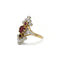 Bague 56 Bague en or 750 avec diamants et rubis 58 Facettes 1314