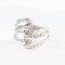 Bague 60 Bague vintage en or blanc 18 carats sertie de diamants 58 Facettes 131366D