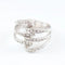 Bague 60 Bague vintage en or blanc 18 carats sertie de diamants 58 Facettes 131366D