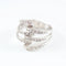 Bague 60 Bague vintage en or blanc 18 carats sertie de diamants 58 Facettes 131366D