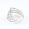 Bague 60 Bague vintage en or blanc 18 carats sertie de diamants 58 Facettes 131366D