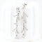 Boucles d'oreilles Boucles d'oreilles pendantes en or blanc et diamants taille brillant 58 Facettes 133721D