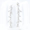 Boucles d'oreilles Boucles d'oreilles pendantes en or blanc et diamants taille brillant 58 Facettes 133721D