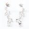 Boucles d'oreilles Boucles d'oreilles pendantes en or blanc et diamants taille brillant 58 Facettes 133721D