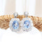 Boucles d'oreilles Boucles d'oreilles vintage à motif floral en or jaune 18 carats et diamants 58 Facettes J00003070