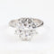 Bague Bague rosette en or blanc 18 carats avec diamants 58 Facettes 136043