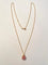 Collier Nudo Classic - Collier en or rose, quartz rose, calcédoine et diamants 58 Facettes