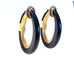 Boucles d'oreilles Pomellato Victoria - Boucles d'oreilles à clips en or rose et jais 58 Facettes