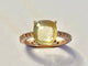 Bague 53 Pomellato Bébé - Bague en or rose 18 carats avec quartz citron 58 Facettes