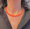 Collier Chantecler Chérie - Collier ras-du-cou en or rose 18 carats, diamants et corail 58 Facettes