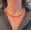 Collier Chantecler Chérie - Collier ras-du-cou en or rose 18 carats, diamants et corail 58 Facettes