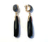 Boucles d'oreilles Pomellato Victoria - Boucles d'oreilles en or rose, jais et diamants noirs 58 Facettes