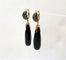 Boucles d'oreilles Pomellato Victoria - Boucles d'oreilles en or rose, jais et diamants noirs 58 Facettes