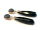 Boucles d'oreilles Pomellato Victoria - Boucles d'oreilles en or rose, jais et diamants noirs 58 Facettes