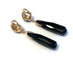 Boucles d'oreilles Pomellato Victoria - Boucles d'oreilles en or rose, jais et diamants noirs 58 Facettes
