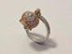 Bague 53 Chantecler Campanella - Bague micro en or blanc et diamants 58 Facettes
