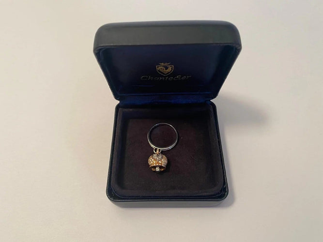 Bague 53 Chantecler Campanella - Bague micro en or blanc et diamants 58 Facettes