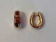 Boucles d'oreilles Pomellato Iconica - Boucles d'oreilles en or rose et grenats 58 Facettes