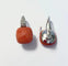 Boucles d'oreilles Pomellato Capri - Boucles d'oreilles en or blanc, corail et diamants 58 Facettes