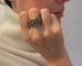 Bague 52 Pomellato Arabesque - Bague en or rose et diamants noirs 58 Facettes