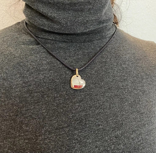 Pendentif Pomellato Cœur - Pendentif en or blanc et jaune 58 Facettes