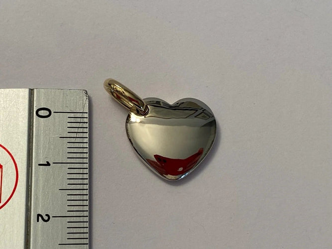 Pendentif Pomellato Cœur - Pendentif en or blanc et jaune 58 Facettes