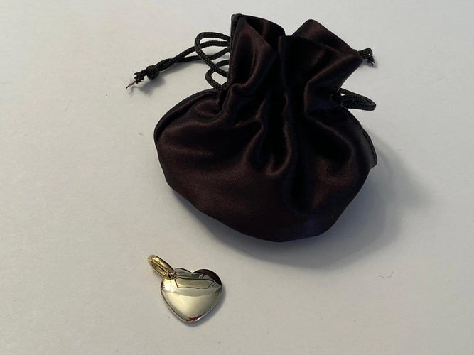 Pendentif Pomellato Cœur - Pendentif en or blanc et jaune 58 Facettes