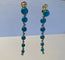 Boucles d'oreilles Chantecler Cherie - Boucles d'oreilles en or jaune, diamants et turquoise 58 Facettes