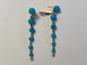 Boucles d'oreilles Chantecler Cherie - Boucles d'oreilles en or jaune, diamants et turquoise 58 Facettes