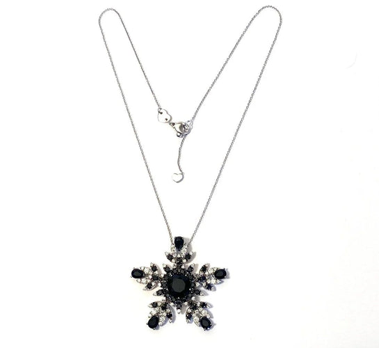 Collier Pasquale Bruni Guirlande - Collier en or blanc, diamants et onyx 58 Facettes