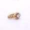 Bague 52 Rocaille - Bague en or jaune 18k et deux diamants taille ancienne 58 Facettes 149