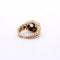 Bague 52 Rocaille - Bague en or jaune 18k et deux diamants taille ancienne 58 Facettes 149