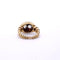 Bague 52 Rocaille - Bague en or jaune 18k et deux diamants taille ancienne 58 Facettes 149