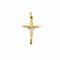 Pendentif Pendentif croix en or jaune 14K 58 Facettes 237