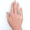 Bague 53 Bague Art déco ovale en or 18 carats, platine et diamants 58 Facettes