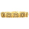 Bracelet Bracelet souple articulé à maillons godronnés en or jaune et or gris 18k 58 Facettes PL07