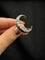 Broche Broche « Tranche de lune » en or, argent et diamants 58 Facettes