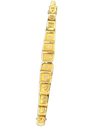 Bracelet Broderie féerique - Bracelet en or, saphirs et rubis 58 Facettes