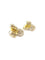 Boucles d'oreilles Boucles d'oreilles vintage années 80 en or jaune 18 carats et diamants 58 Facettes 60737