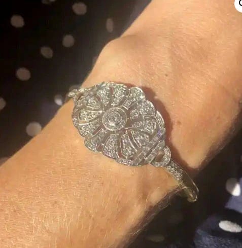 Bracelet Bracelet Jules en or bicolore 18K et diamants 58 Facettes